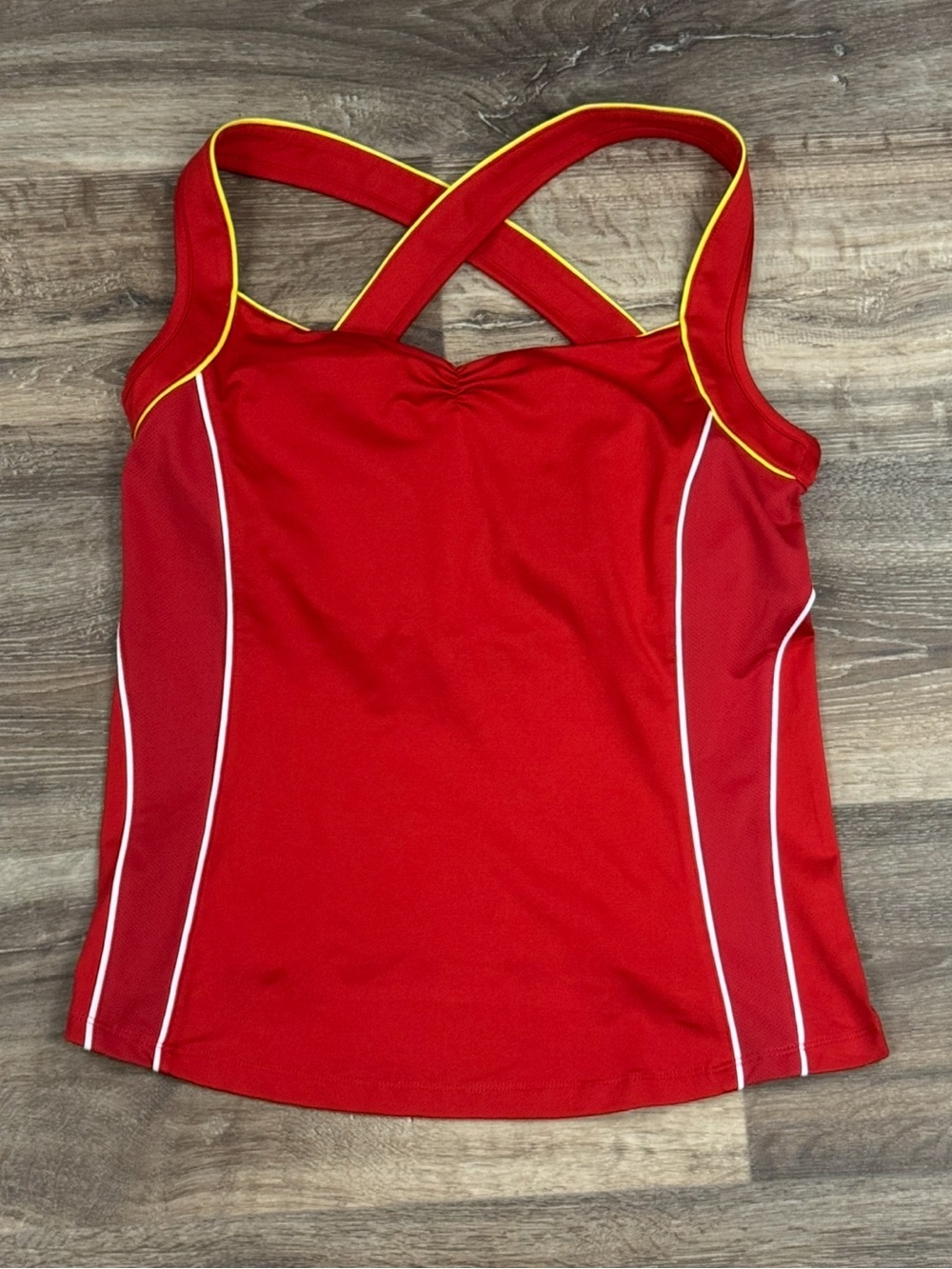 NEW Tail Red Crossback Athletic Tank Top Women’s Medium